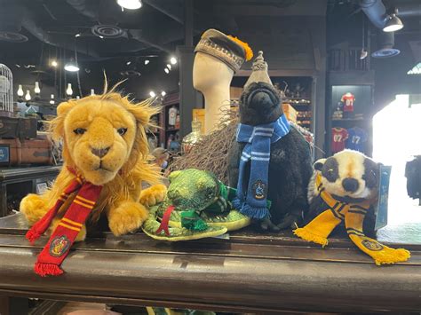Fluffy plush toy of the Hogwarts house mascot